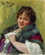 Ilya Repin Portrait of writer